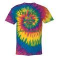 Sarcastic Raccoon Cowboy Tie-Dye T-Shirt - Fun Unisex Graphic Rainbow Tie-Dye