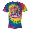 Strawberry Jam Raccoon Tie-Dye T-Shirt | Fun & Casual Rainbow Tie-Dye