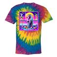 Vaporwave Raccoon Tie-Dye T-Shirt | Retrowave Synthwave Style Rainbow Tie-Dye