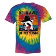 Vintage Tie-Dye Autism Awareness T-Shirt | Raccoon Design Rainbow Tie-Dye