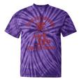 Cowboy Raccoon Tie-Dye T-Shirt - Humorous Western Style Purple Tie-Dye