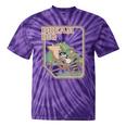 Dream Big Raccoon Tie-Dye T-Shirt - Fun & Whimsical Design Purple Tie-Dye