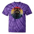 Ferret Moon Tie-Dye T-Shirt | Whimsical Animal Theme Purple Tie-Dye