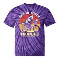 Get In Loser Tie-Dye T-Shirt | Raccoon Opossum Theme | Unisex Fun Wear Purple Tie-Dye