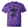 Howdy Cowboy Raccoon Tie-Dye T-Shirt - Unisex Animal Theme Purple Tie-Dye