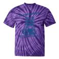 Moody Raccoon Tie-Dye Unisex T-Shirt | Fun Trash Panda Meme Purple Tie-Dye