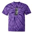 Raccoon Cowboy Tie-Dye Unisex T-Shirt | Fun Western Vibe Purple Tie-Dye