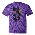 Raccoon Cowboy Western Tee - Tie-Dye Vintage Style for Adults Purple Tie-Dye