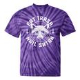 Raccoon Eat Trash Hail Satan Gothic Racoon Tie-Dye T-Shirts Purple Tie-Dye