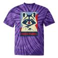 Raccoon Lover Tie-Dye T-Shirt - Fun Animal Print for Collections Purple Tie-Dye