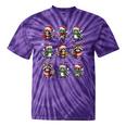 Raccoon Lover Tie-Dye T-Shirts | Festive Christmas Lights Design Purple Tie-Dye