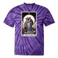 Raccoon Lovers Tarot Tie-Dye T-Shirts - Unisex Casual Magic Purple Tie-Dye