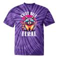 Raccoon Lovers Tie-Dye T-Shirt - Adorable Animal Theme - Small Purple Tie-Dye