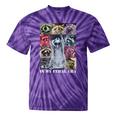 Raccoon Meme Tie-Dye T-Shirt - Fun Unisex Animal Tee Purple Tie-Dye