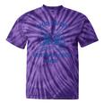 Raccoon Meme Tie-Dye T-Shirt | Funny Sarcastic Lounge Wear Purple Tie-Dye