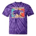 Raccoon For Men Women Raccoon Lover Introvert Tie-Dye T-Shirts Purple Tie-Dye