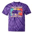 Raccoon For Men Women Raccoon Lover Introvert Tie-Dye T-Shirts Purple Tie-Dye