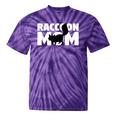Raccoon Mom Tie-Dye T-Shirt - Animal Lover's Casual Tee Purple Tie-Dye