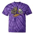 Raccoon Opossum Eating Pizza Street Cats Men Women Kid Tie-Dye T-Shirts Purple Tie-Dye