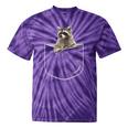 Raccoon Pocket Tie-Dye T-Shirt - Unisex Fun & Trendy Design Purple Tie-Dye