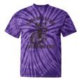 Raccoon Sarcastic Tie-Dye Unisex T-Shirt - Quirky Humor Gift Purple Tie-Dye