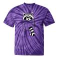 Raccoon Tie-Dye T-Shirt | Casual, Cartoon Animal | Classic Fit Purple Tie-Dye