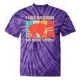 Raccoon Tie-Dye T-Shirt for Introverted Raccoon Lovers | Unisex Purple Tie-Dye