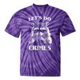 Raccoon Tie-Dye T-Shirt for Men | Quirky Animal Fun Theme Purple Tie-Dye