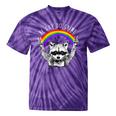 Raccoon Tie-Dye T-Shirt | LGBTQ Pride | Be Gay Do Crime Design Purple Tie-Dye