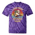 Raccoon Vintage Lovers Tie-Dye T-Shirt | Quirky Animal Charm Purple Tie-Dye