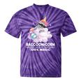 Raccoonicorn Unicorn Trash Panda Raccoon Lover Tie-Dye T-Shirts Purple Tie-Dye