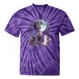 Rat Tie-Dye T-Shirt | Howling Moon Design | Unisex Casual Top Purple Tie-Dye