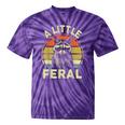 Retro Raccoon Graphic Tee - Family Collection | Tie-Dye Crew Neck Purple Tie-Dye
