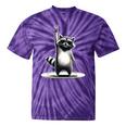 Retro Raccoon Tie-Dye T-Shirt - Rock Music Art for All Ages Purple Tie-Dye