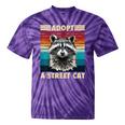Retro Raccoon Tie-Dye T-Shirt - Vintage Style for All Ages Purple Tie-Dye