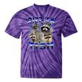 Rizz Em Autistic Raccoon Tie-Dye Unisex T-Shirt - Fun Meme Wear Purple Tie-Dye
