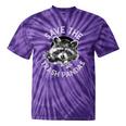 Save The Trash Pandas Raccoon Animal Lover Tie-Dye T-Shirts Purple Tie-Dye