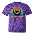 Trash Panda Raccoon Tie-Dye T-Shirt | Fun Animal Print Purple Tie-Dye
