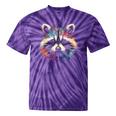 Watercolor Raccoon Unisex T-Shirt - Modern Tie-Dye Style | All-Season Wear Purple Tie-Dye