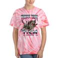 Autism Meme Tie-Dye T-Shirt | Unique Racoon Design Coral Tie-Dye