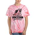 Certified Raccoon Specialist Tie-Dye T-Shirt | Vintage Style Fun Coral Tie-Dye