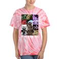 Feral Era Tie-Dye Raccoon Meme T-Shirt | Fun Unisex Tee Coral Tie-Dye