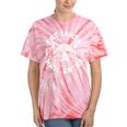 Gothic Raccoon Tie-Dye T-Shirt - Quirky Trash Eater Theme Coral Tie-Dye
