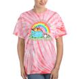 Groovy This Little Light-Of Mine Dumpster Fire Raccoon Tie-Dye T-Shirts Coral Tie-Dye
