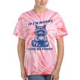 Moody Raccoon Tie-Dye Unisex T-Shirt | Fun Trash Panda Meme Coral Tie-Dye