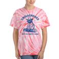 Raccoon Cowboy Meme Tie-Dye T-Shirt | Fun Unisex Tee Coral Tie-Dye