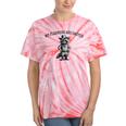 Raccoon Cowboy Tie-Dye Unisex T-Shirt | Fun Western Vibe Coral Tie-Dye