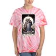 Raccoon Lovers Tarot Tie-Dye T-Shirts - Unisex Casual Magic Coral Tie-Dye