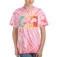 Raccoon For Men Women Raccoon Lover Introvert Tie-Dye T-Shirts Coral Tie-Dye