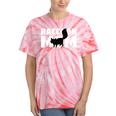 Raccoon Mom Tie-Dye T-Shirt - Animal Lover's Casual Tee Coral Tie-Dye
